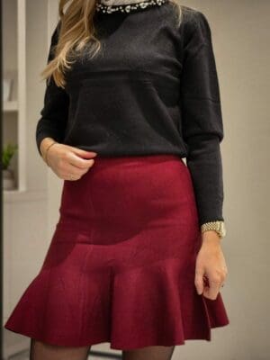 Nina – Trui met sierstenen zwart