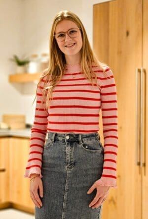 Eva - rood/roze truitje