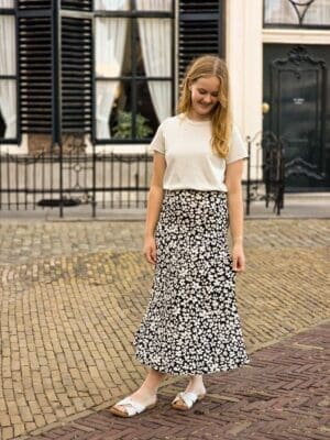 Alba - rok zwart/wit