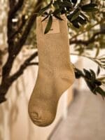 Sokken - beige met glitters