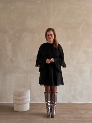 Valora - zwarte jurk