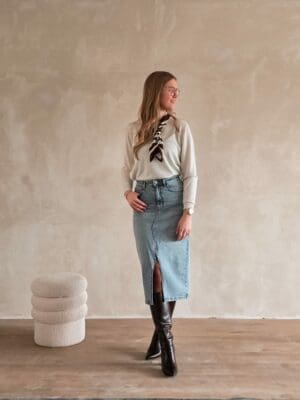 Silje - witte pullover